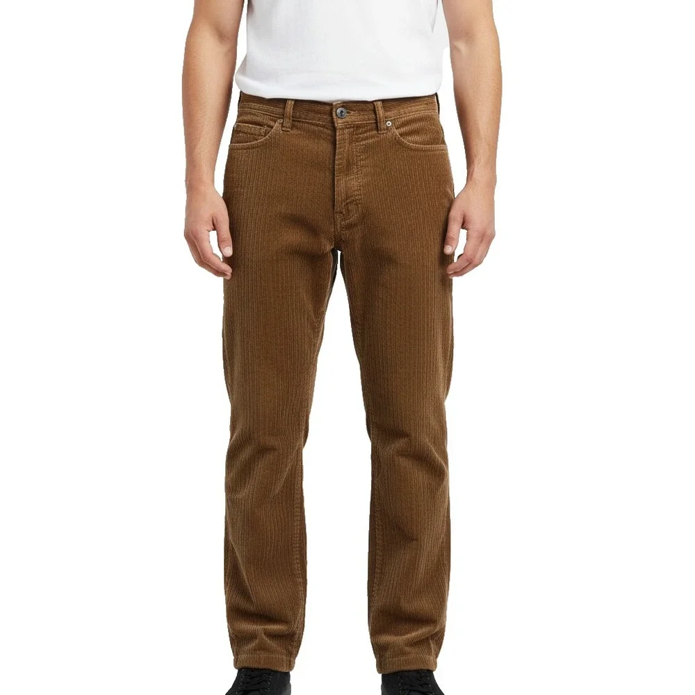 VTG Benetton Wide Wale Corduroy Pants Brown Made in Italy Old Money preppy Italy - Picture 13 of 14